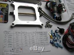 Dave's Deal! New Hbr Blackout Holley 4150 Cheater Nitrous Plate Kit 50-250hp