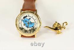 Disney Aladdin Watch by Fossil withTin Case & Pin Brand New Old Stock Vintage