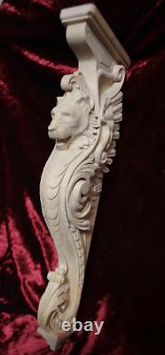 Dragon Corbel/bracket, Large Wooden carved wall decor, Kitchen island. Fireplace