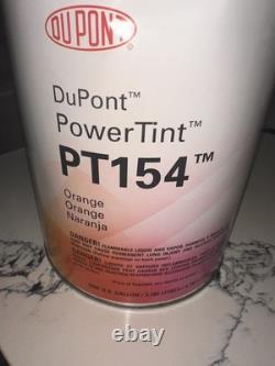 DuPont PowerTint PT154 Orange GALLON NEW OLD STOCK YEAR 2012