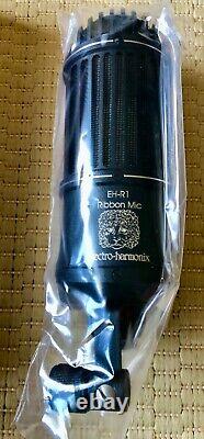 Electro-Harmonix EH-R1 Ribbon Microphone NEW in Wooden Box NOS