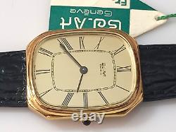 Elegant Nos 1960-70's Swiss Bel-art Manual Wind Roman Numeral Dial Men's Watch