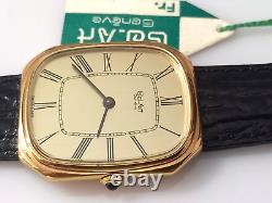 Elegant Nos 1960-70's Swiss Bel-art Manual Wind Roman Numeral Dial Men's Watch