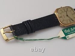 Elegant Nos 1960-70's Swiss Bel-art Manual Wind Roman Numeral Dial Men's Watch