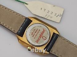 Elegant Nos 1960-70's Swiss Bel-art Manual Wind Roman Numeral Dial Men's Watch