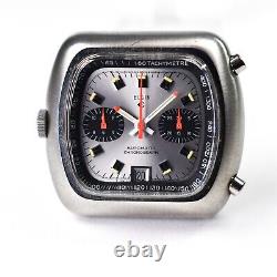 Elgin Caliber 12 Automatic 43mm New Old Stock Full Set Chronograph 1970 Steel