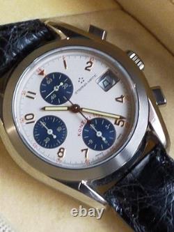 Eterna matic Kontiki Chronograph R. 7750 New Old Stock All Original +Box Working