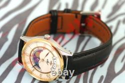 Ex Rare Russian USSR Moon phase vintage OLD stock wrist watch Luch