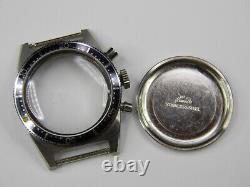 Exc Fine Vintage Nos Gallet Chronograph Diver Stainless Steel Watch Case -unused