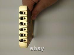 Fender Brass Telecaster Bridge Assembly Genuine Kahler NOS Parts