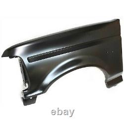 Fender For 1992-1997 Ford F-150 Front Driver Primed Steel with Emblem Provision