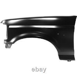 Fender Set For 92-97 Ford F-150 Front Primed Steel withEmblem Provision Pair CAPA
