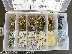 Fit Chevy 130 Pcs Door Body Side Moulding Fasteners Exterior Trim Clips Kit NOS