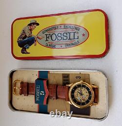 Fossil Skeleton Men's Japan Watch, Sk-4902 Collector's Club 1991 New Old Stock