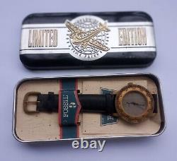 Fossil Watch, Bq-8420 Limited Edition 1991 -tin Box New Old Stock