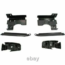 Front Bumper Chrome With Brackets + Valance For 2003-2006 GMC Sierra 1500 3500