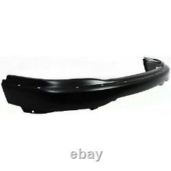 Front Bumper For 1999-2003 Ford F-150 with Pad Holes, Steel, Painted Black