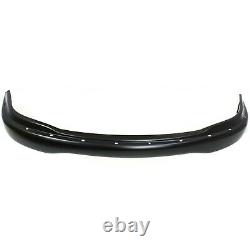 Front Bumper For 1999-2003 Ford F-150 with Pad Holes, Steel, Painted Black