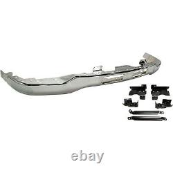 Front Bumper For 2003-2007 GMC Sierra 1500 Chrome Steel With mounting bracket(s)