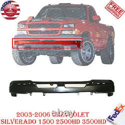 Front Bumper Primed Steel For 2003-2006 Chevrolet Silverado 1500 2500HD 3500