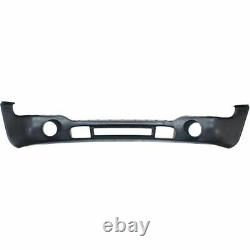 Front Bumper Primed Steel with Bracket + Cover For 03-06 GMC Sierra 1500 2500 3500