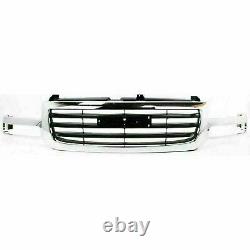 Front Bumper with Brackets+Valance+Grille + Lights For 2003-2006 GMC Sierra 1500