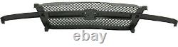 Front Grille Primed with Center Bar For 2003 2006 Chevy Silverado 1500