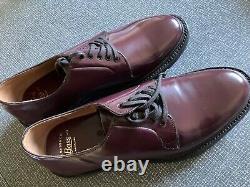 G. H Bass Mens SZ 10 Oxford Oxblood Shoes New Old Stock MADE IN USA All Leather