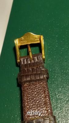 GUCCI 3000L Watch Sherry Line Dial Gold Bezel New Old Stock Ladies Watch
