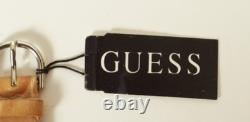 GUESS Women's Tan Croc Style Leather Band Watch! New Old Stock! New Battery