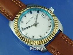 Germinal Voltaire Watch Vintage Swiss Gents Mechanical Retro New Old Stock 1970s