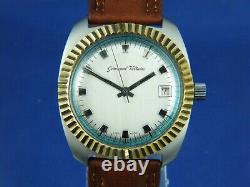 Germinal Voltaire Watch Vintage Swiss Gents Mechanical Retro New Old Stock 1970s