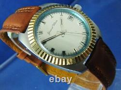 Germinal Voltaire Watch Vintage Swiss Gents Mechanical Retro New Old Stock 1970s