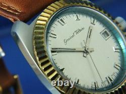 Germinal Voltaire Watch Vintage Swiss Gents Mechanical Retro New Old Stock 1970s