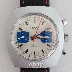 Gorgeous Serviced New Old Stock 1960s-70s CHRONOGRAPH VALJOUX 7733 Panda Dial