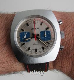 Gorgeous Serviced New Old Stock 1960s-70s CHRONOGRAPH VALJOUX 7733 Panda Dial