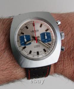 Gorgeous Serviced New Old Stock 1960s-70s CHRONOGRAPH VALJOUX 7733 Panda Dial