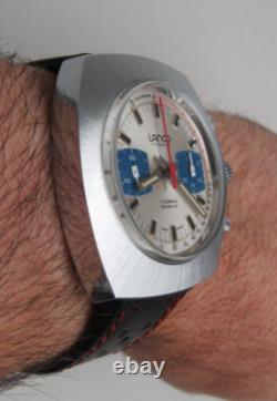 Gorgeous Serviced New Old Stock 1960s-70s CHRONOGRAPH VALJOUX 7733 Panda Dial