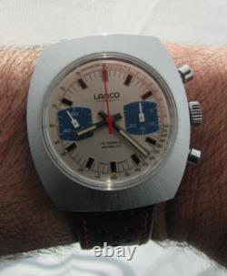 Gorgeous Serviced New Old Stock 1960s-70s CHRONOGRAPH VALJOUX 7733 Panda Dial