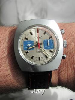Gorgeous Serviced New Old Stock 1960s-70s CHRONOGRAPH VALJOUX 7733 Panda Dial