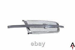 Grille All Chrome with Mesh Insert for 03-07 Chevy Silverado 1500 2500 3500 Pickup