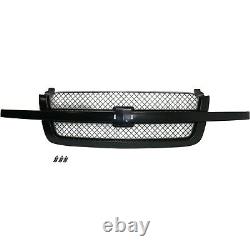 Grille Assy Paint to Match with Gray Insert For 2003-07 Chevy Silverado Old Body