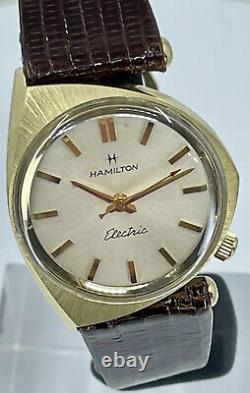 Hamilton Savitar II Electric Watch Very Rare New Old Stock Box & Papers Running