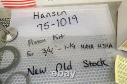 Hansen 75-1019 Piston Kit For HA4A/HS4A Size 3/4-1-1/4 New Old Stock