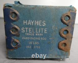 Haynes 6H 1/4 X 12 Stellite Welding Hard Facing Rod 10Lb. Full Box New Old Stock