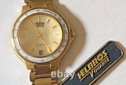 Helbros /Seiko Collaboration Men's Tachymeter Watch New Old Stock Y143A -87891