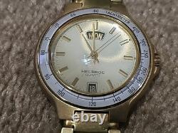 Helbros /Seiko Collaboration Men's Tachymeter Watch New Old Stock Y143A -87891