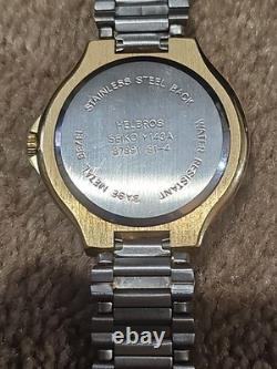 Helbros /Seiko Collaboration Men's Tachymeter Watch New Old Stock Y143A -87891