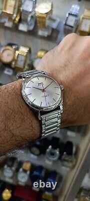 Hmt Janata Silver Sunburst New But Old Stock Original Hand Winding Watch For Men