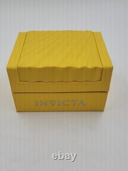 Invicta Lupah Model 21871 Automatic Watch Leather Silver NOS